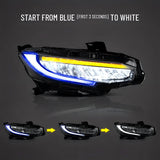 LED Headlights w/DRL & Sequential Signal for Civic 16-21 Car Interior Accessory Vland
