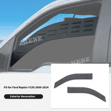 Front Window Louvers for Ford F150 Raptor 09-14 Car Interior Accessory HEBE