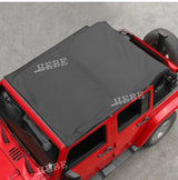 Soft Nylon Roof Sunshade for Jeep Wrangler JK 2007-2017