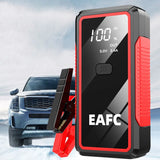 EAFC 12V Car Jump Starter Power Bank Portable Car Battery Booster Charger Starting Device Auto Emergency Start-up Lighting
