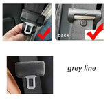 Universal Suede Seat Belt Buckle Pads for Car Trim