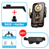 Wireless Charging Phone Mount for BMW X2 2023–2025 Car Phone Holder OEM Charging H Black