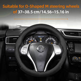 Leather Steering Wheel Cover for Nissan Qashqai Note