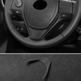 For Toyota RAV4 (2013-2018) Levin / Corolla (2014-2018) Made of Alcantara Steering Wheel Panel Boot Cover Car Interior Access