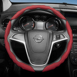 Wavy Sports Wheel Cover for Opel Astra Corsa Car Interior Accessory Hocasen Red Round 3Pc