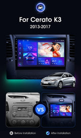 9-Inch Android 13 Multimedia Player for Kia K3 Cerato 2013-2017