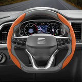 Anti-Slip Suede Steering Cover for Seat Models