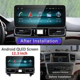 Android 15 Multimedia Head Unit for Mercedes M-Class W166 Android Head Unit RSNAVI
