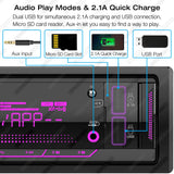 1Din Bluetooth MP3 Car Radio with LCD Universal