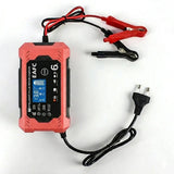 Battery Repair LCD Display 6A 12V Intelligent Car Battery Charger Car and Motorcycle Battery Charging Unit Lead-Acid