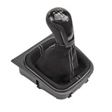 Car Speed Gear Shift Knob With Gaiter Boot for Jetta MK3 SCIROCCO III 137 138 EOS 1F7 1F8