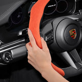 Premium Suede Steering Wheel Cover for Porsche Cars Car Interior Accessory Hocasen