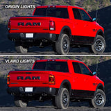 Vland LED Tail Lights Amber Signal for 09-18 Ram Car Interior Accessory vland