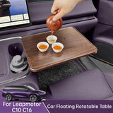 Leapmotor C10 C16 Car Floating Table Tray Rotatable Square Desk For Dining Table Office Tea Interior Accessories Car Interior
