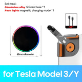 Aluminum Car Phone Holder for Tesla Model Y 3