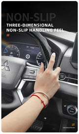 Carbon Fiber Steering Wheel Cover for Mitsubishi