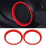 Door Speaker Trim Ring Covers for Mini Cooper F55 F56 Car Interior Accessory GMUNI