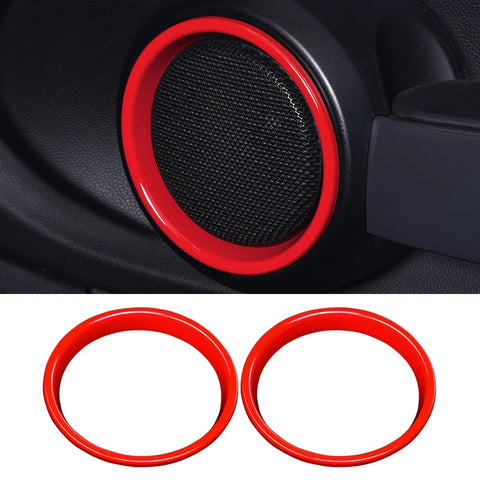 Door Speaker Trim Ring Covers for Mini Cooper F55 F56 Car Interior Accessory GMUNI