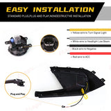 LED DRL Fog Lamp with 3-Color for Honda Civic 2021-2023 Car Interior Accessory MAGIC COLORM