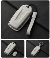 Goatskin car key case for VW Touareg