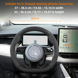 Zeekr Suede Carbon Fiber Steering Wheel Cover Trim