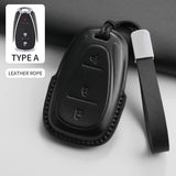 Leather Car Key Case Cover