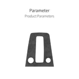 Premium Alcantara Car Center Console Gear Shift Panel Cover for Audi A3 S3 8Y (2020-)