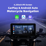 6.25" CarPlay GPS with TPMS for Universal Motorcycles Android Head Unit EKIY
