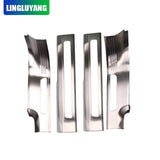Stainless Steel Door Stop Panel for Volvo XC90 Car Interior Accessory LINGLUYANG xc90 1