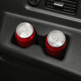 Hyundai Santa Fe 2024 2025 3rd Row Car Cup Holder Inserts Anti-Slip Shock-Absorbing Storage Box Tray Tidying TPE 2PCS Interio