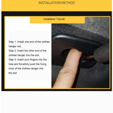 Clothes Hanger Hook for Volvo V60 XC60 S90 Interior Car Interior Accessory LINGLUYANG