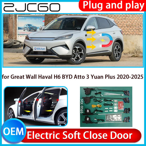 Electric Soft Close Power Door Latch Kit for BYD and Haval Car Interior Accessory ZJCGO