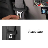 Universal Suede Seat Belt Buckle Pads for Car Trim
