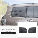 Aluminum Alloy Window Trim for Mitsubishi Pajero 2007-2021 Car Interior Accessory HEBE