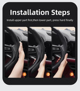 Breathable Leather Steering Wheel Cover for Honda