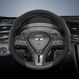 Premium Suede Snap-On Wheel Cover for Infiniti Q50