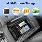 Hyundai Palisade 2026 Car Storage Box Accessories Center Console Armrest Double-layer Storage Organizer Tidying Tray Armrest