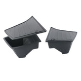 For Tesla Model 3 Y Highland Juniper Rear Trunk Side Storage Box Organizer TPE Car Rear Cargo Side Storage Bin Bucket Car Tru