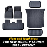 Floor Mats & Cargo Liner for New Tesla Model Y Juniper 2025+ TPE All Weather Floor Mat Cargo Liner