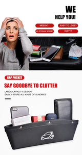 Seat Gap Organizer for Smart Fortwo Forfour Car Interior Accessory GMUNI