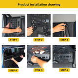 Tail Box Storage Rack for Suzuki Jimny 4-Door 2019+ Car Interior Accessory HEBE