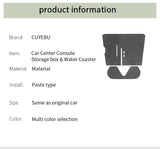 For BMW X3 G48 G45 (2025-) Console Cup Holder Wirless Charging Pad Protection Cover Trim Stickers Car Interior Tuning Accessory