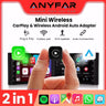 Wireless 2-in-1 CarPlay Android Auto Adapter AI Smart Box
