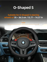 Ultra-Thin Breathable Leather Wheel for BMW Models Car Interior Accessory Hocasen