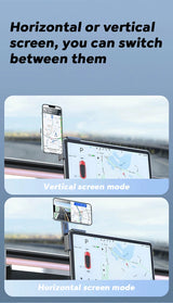 Foldaway Car Phone Mount Holder Magnetic Compatible with MagSafe for Tesla Model Y LAUNCH 2026 2025 / 3 HIGHLAN 2024 BYD Atto
