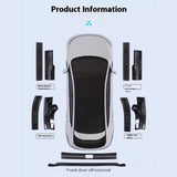For Xiaopeng G6 Xpeng G6 2023 2024 2025 threshold strip protection sticker anti kick pedal modification accessories Interior