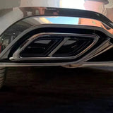 Stainless Exhaust Tip Cover for Volvo XC60 Car Interior Accessory LINGLUYANG