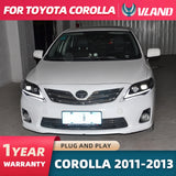 Vland LED DRL Headlights for Toyota Corolla 2011-2013 Car Interior Accessory Vland