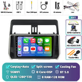 2K Android 15 Multimedia Head Unit for Toyota Prado 2018-2020
