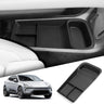 Polestar 4 2023 2024 Car Central Storage Box Center Console Lower layer Tray Organizer Accessories Tidying BLACK
